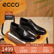爱步（ECCO）正装男鞋 商务皮鞋男百搭英伦德比鞋 里斯系列622104 黑色42