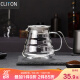 CLITON云朵咖啡分享壶 家用耐热玻璃滴漏壶咖啡云朵分享壶500ml CL-CF07