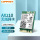 COMFAST AX210vPro-M 英特尔WIFI6E模块千兆三频5374M笔记本内置无线网卡M2接口WIFI信号接收器+蓝牙5.2