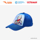 安踏奥特曼帽子男小童棒球帽2024春季新款潮流舒适小童太阳帽鸭舌帽 蓝色-1 均码