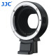 JJC 适用佳能转接环EF-EOS M 单反EF/EF-S镜头转接EF-M微单相机 卡口适配器m50 m50二代 m6mark2 m200配件