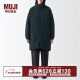 无印良品（MUJI）Labo 男女通用 不易沾水羽绒大衣 长款冬季羽绒服女款 BF1AEA3A 黑色 M 170/88A