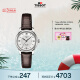 天梭（TISSOT）瑞士手表 力洛克系列腕表 皮带机械女表 T006.207.16.038.00