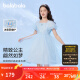 巴拉巴拉【艾莎IP】女童连衣裙儿童裙子2023年夏装网纱公主裙