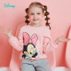 迪士尼（Disney）迪士尼(Disney)童装女童圆领抓绒卫衣米妮上衣粉色6岁/身高130cm