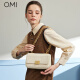 欧米（OMI）包包女包经典优雅百搭小香风翻盖链条斜挎包小方包通勤腋下包礼盒 白色