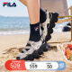 FILA 斐乐官方女鞋FRAGOLA摩登凉鞋2024夏季新款时尚休闲草莓凉鞋 燧石灰/冰灰-EI 37.5