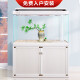 YEE超白玻璃办公室客厅免换水金龙鱼缸(入户安装）家用生态水族箱