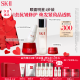 SK-II神仙水230ml+新一代面霜80g+小灯泡精华30ml+眼霜15g 护肤套装sk2