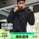 安德玛（UNDERARMOUR）春夏Pique Track男子轻质针织训练运动外套1366202 黑色001 M