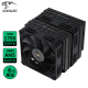 COOLLEO酷里奥倚天P60T黑色性能版(V3)性能静音款双塔6热管全回流焊1700/AM5 P60T黑色性能版(V3)