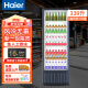 海尔（Haier）展示柜339升风冷无霜一级能效商用立式冰柜陈列柜超市便利店饮料冷藏柜玻璃门透明保鲜柜SC-339J