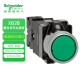 施耐德按钮开关 XB2B 绿色 金属 按钮 XB2BW33B1C LED型平头按钮