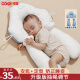 COOKSS 婴儿枕头定型枕新生儿枕头0-1-3岁婴儿宝宝儿童头型纠正防偏四季 宝石蓝【定型枕+固定柱】