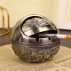 TaTanice 烟灰缸 创意复古风烟缸办公室防飞灰中国风古典烟灰缸装饰摆件