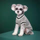 宠德多狗狗衣服猫衣服宠物衣服猫咪衣服小型犬幼犬毛衣保暖冬季 灰色 S（建议体重2-5斤）
