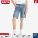 Levi's李维斯冰酷系列24夏季新款男士405休闲潮流时尚牛仔短裤 百搭中蓝色0147 32 12