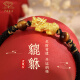 中国珠宝 520情人节礼物 黄金貔貅手链足金转运珠虎眼石手串手绳男女款生日节日新年礼物