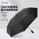 天玮伞业（Tianwei umbrella）全自动大号双层抗风雨伞双人加大加固高端超大雨伞 经典黑