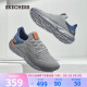 斯凯奇（Skechers）夏季男透气网面鞋一脚蹬轻便软底跑步鞋运动鞋65867-GYBL