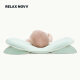 RELAX NOVV舒乐时定型枕新生儿0-1岁纠正矫正防偏扁头型0-18个月宝宝婴儿枕 M2 星系绿 6-18月+头部调整垫