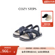 COZY STEPS可至女士24夏季新款轻氧Lite夹心鞋舒适休闲圆头平跟透气轻薄凉鞋 曜石黑 38