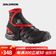萨洛蒙（Salomon）男女款 户外运动越野跑步防沙石护踝套 TRAIL GAITERS HIGH 黑色 380021 M