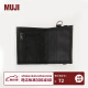 MUJI 聚酯纤维 旅游用钱包 ZF0S105 黑色 约11*9cm