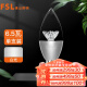 FSL佛山照明尖泡led灯泡烛形尖泡水晶灯泡小螺口E14晶钻银色6.5W白光