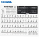 莫森（MOSEN）MS-09T钢琴键盘贴88/61/54键 电子琴纳米键盘贴五线谱简谱贴