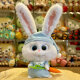 嘉百利兔老大玩偶毛绒玩具爱宠大机密兔子公仔可爱摩点系列娃娃生日礼物 兔老大+萝卜+衣服 30厘米