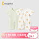 童泰（TONGTAI）婴儿短袖连体夏季衣服新生家居儿童2件装TS42J455-DS绿色73cm