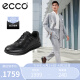 爱步（ECCO）男鞋商务休闲鞋舒适透气休闲鞋男 雅仕207124 黑色42