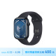 Apple/苹果 Watch Series 9 智能手表GPS款45毫米午夜色铝金属表壳 午夜色运动型表带M/L MR9A3CH/A