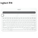 罗技（G）键盘/无线键盘 多设备蓝牙键盘 安卓手机电脑平板IPAD 时尚超薄键盘 K480白色