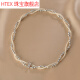 HTEX法式珍珠链女真多麻色精致双层锁链叠戴小众设计感choker 层珍珠