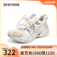斯凯奇（Skechers）机甲鞋三代男女款经典复古时尚运动鞋896228/894223 女款-自然色/多彩色/NTMT 36