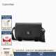 Calvin Klein Jeans男士通勤简约贴片翻盖经典单肩斜挎邮差包相机包HH3817 001-太空黑 OS