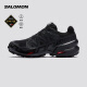 萨洛蒙（Salomon）女款 户外运动防水透气舒适抓地越野跑鞋 SPEEDCROSS 6 GTX 黑色 417434 4 (36 2/3)