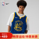 NIKE耐克勇士队库里Dri-FIT SW男子球衣运动背心NBA-篮球服DN2005-401 勇士队/库里 XL