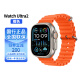 APPLEApple/苹果 Watch Ultra2 智能手表2023新款iWatch ultra2运动健康手表GPS蜂窝款49毫米钛金属表壳 橙色海洋表带