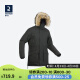 迪卡侬中长款派克工装加厚冬季大码棉衣ODT3男款黑色-2022S-4557085