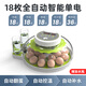 威振孵化器小型家用孵化机全自动智能孵蛋器鹦鹉芦丁鸡鸟蛋恒温孵化箱 【升级款】18枚智能单电