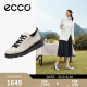 爱步（ECCO）乐福鞋女 夏季女士单鞋厚底松糕鞋英伦小皮鞋 新潮216203 米色21620301378 39