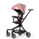 德拉玛（DELAMA）Q1遛娃神器360°旋转双向婴儿推车宝宝高景观手推车溜娃神器 粉红色