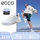爱步（ECCO）户外舒适缓震跑步鞋女休闲鞋健步2.0女鞋系列800853 白色37
