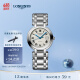 浪琴（LONGINES）瑞士手表 心月系列 机械钢带女表 L81134716