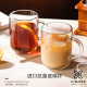 帕莎帕琦进口抗菌玻璃杯钢化玻璃咖啡杯热茶水杯可微波炉330ML2只55753-2