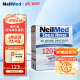 NeilMed 成人洗鼻盐电动洗鼻器手动生理盐水专用盐无碘平衡盐120包