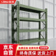 信京仓储货架可移动重型货架军绿色仓库库房落地铁架子带轮单层500KG